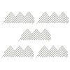 Garden Trellis Fences 5 pcs 66.9"x29.5" Willow