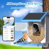 Smart Bird Feeder With Camera,Solar-Powered WiFi 4MP Live Camera,AI Identify Bird Species Auto Capture Garden Bird Watching&Motion Detection,Ideal Gif