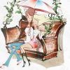 Garden Date - Large Wall Decals Stickers Appliques Home Decor