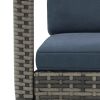 Garden Rocking Chair Poly Rattan Anthracite