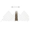 Garden Trellis Fences 5 pcs 66.9"x29.5" Willow