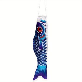 1pc, Carp Streamer, Digital Printing Carp Streamer, DIY Festival Carp, Spring Decor, Outdoor Decor, Garden Decoration (Option: ColorBlue)