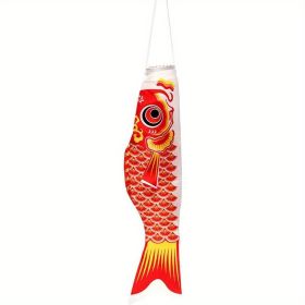 1pc, Carp Streamer, Digital Printing Carp Streamer, DIY Festival Carp, Spring Decor, Outdoor Decor, Garden Decoration (Option: ColorRed)