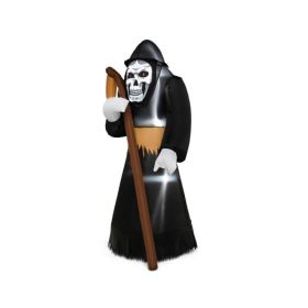 8 Feet Halloween Inflatable Demons and Ghosts with  LED Light (Color: black, size: 8 ft)