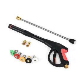 4000 PSI Pressure Washer Gun with Extension Wand (Option: ColorBlack)