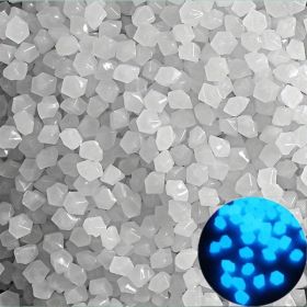 500pcs/bag Luminous Stones Glow In The Dark Pebbles, Home Garden Decoration Outdoor Yard Lawn Path Decor, Aquarium Glow Rocks (Option: ColorWhite)