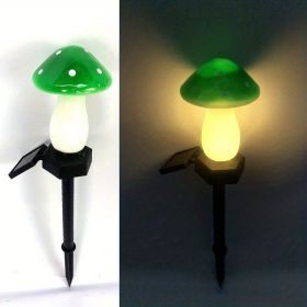 1pc, Outdoor Garden Solar Mushroom Light, Outdoor Landscape Atmosphere Decorative Light, Garden Decro, Garden Supplies, Outdoor Decor (Option: ItemsGreen (1 Pack))