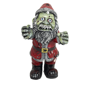 Zombie Gnome Statues, Resin Outdoor Gardening Dwarf Ornaments Halloween Scary Decoartion (Option: ColorRed)