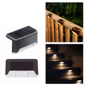 4pcs Solar Wall Light Garden Outdoor; Waterproof Stair Lights With Light Control; For Garden Yard Porch Wedding Party Decor (Option: ColorBrown Shell [white Light])
