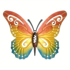1pc/3pc, Vintage Iron Butterfly, Home Garden Themed Welcome Sign, Front Door Hanging Decor, Celebration Decor (Option: StyleModel A)