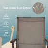 2 Pieces Foldable Chaise Lounge Chair with 2-Position Footrest
