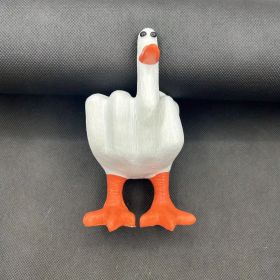 1/2pcs Interesting Funny Duckling Statue Decorations, Cute Duck Resin Garden Statues, Duckling Resin Decorative Sculptures, Home Tabletop, Living Room (Option: Quantity1pc)
