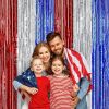 LOLStar 4th of July Decorations; Red White and Blue 3 Pack Tinsel Foil Fringe Curtains; Photo Booth Prop Streamer Backdrop for America Patriotic Party