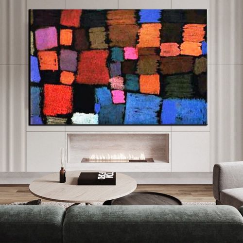 Hand Oil Painting Deer in a Flower Garden  Abstract Original Abstract Painting Original Oil Painting Abstract Wall Art Canvas Living Room Decoration