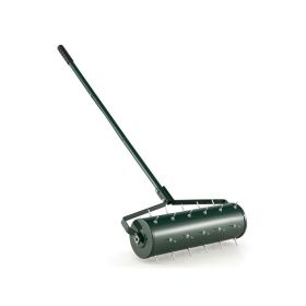 Garden Manual Lawn Aerator with Detachable Handle (Option: ColorGreen)