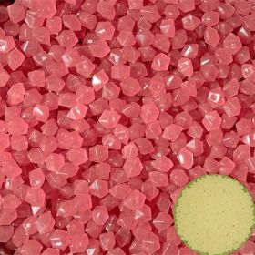 500pcs/bag Luminous Stones Glow In The Dark Pebbles, Home Garden Decoration Outdoor Yard Lawn Path Decor, Aquarium Glow Rocks (Option: ColorPink)