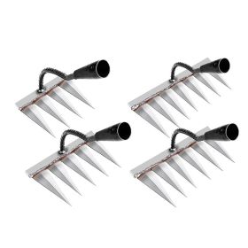 Backyard Gardening Weeding Loosening Farm Planting Garden Rake (Option: ColorAs pic show)