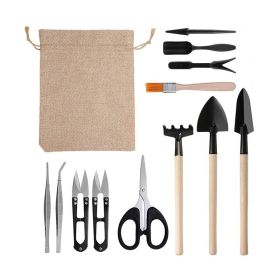 Outdoor & Indoor Usage 13PCS Mini Garden Planting Tool Set (Option: ColorAs pic show)